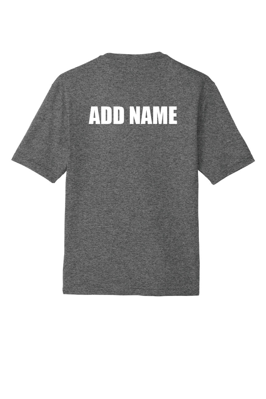 Notre Dame Softball Sport Tek Competitor Short Sleeve Tee (Youth) gray, back