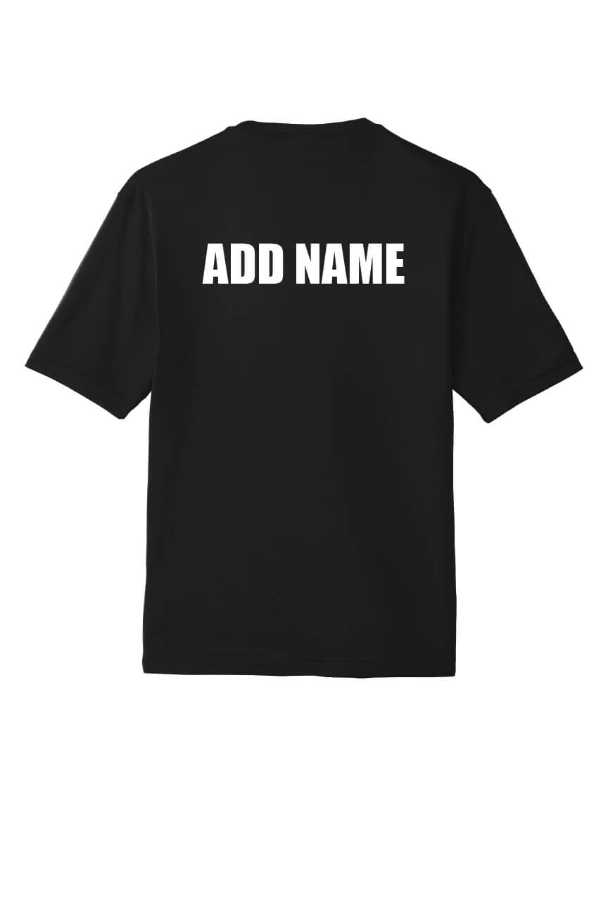 Notre Dame Softball Sport Tek Competitor Short Sleeve Tee (Youth) black, back