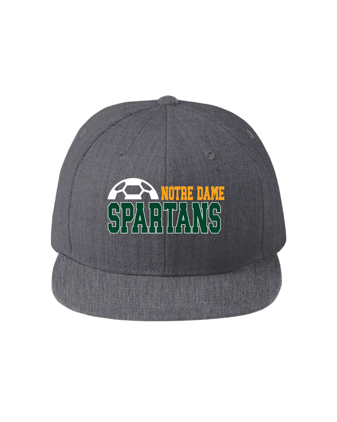 Flat Bill Snapback Cap