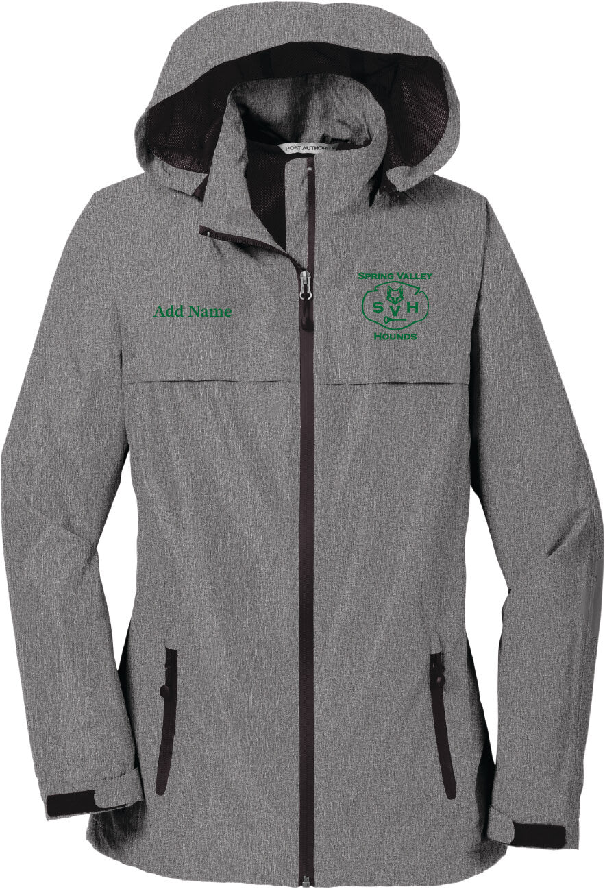 Port Authority Waterproof Jacket (Ladies) Hounds Gray