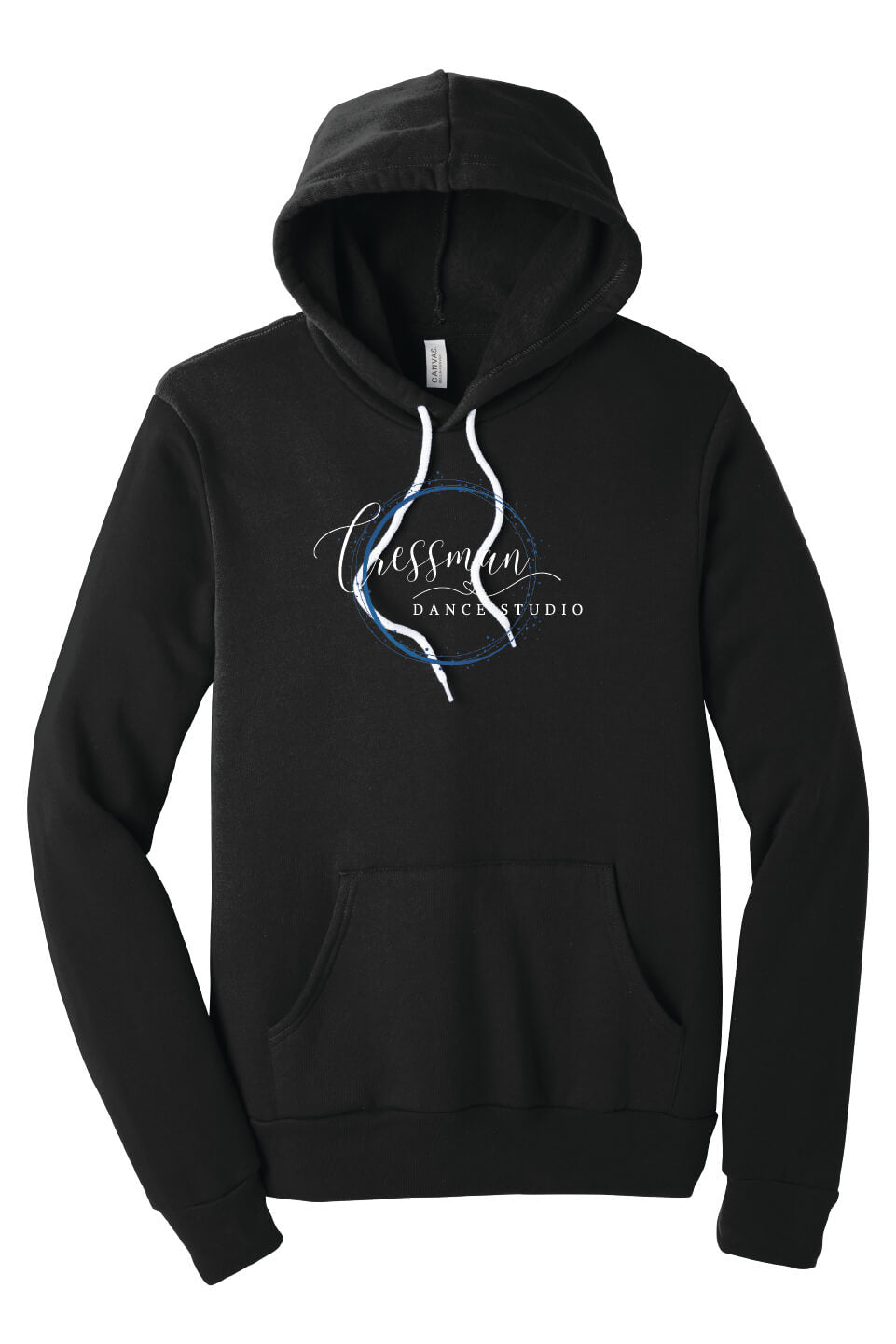 Bella Canvas Hoodie (Youth) blue logo