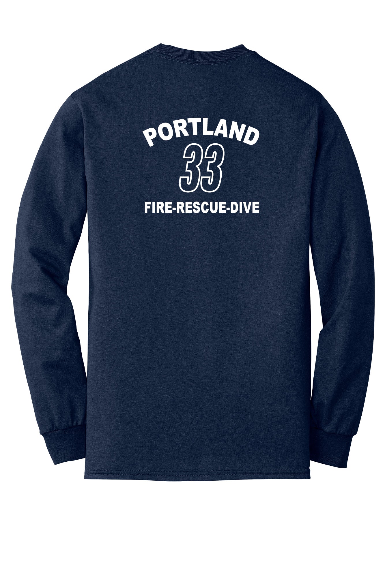Portland 33 Fire-Rescue-Dive Long Sleeve T-Shirt (Adult)