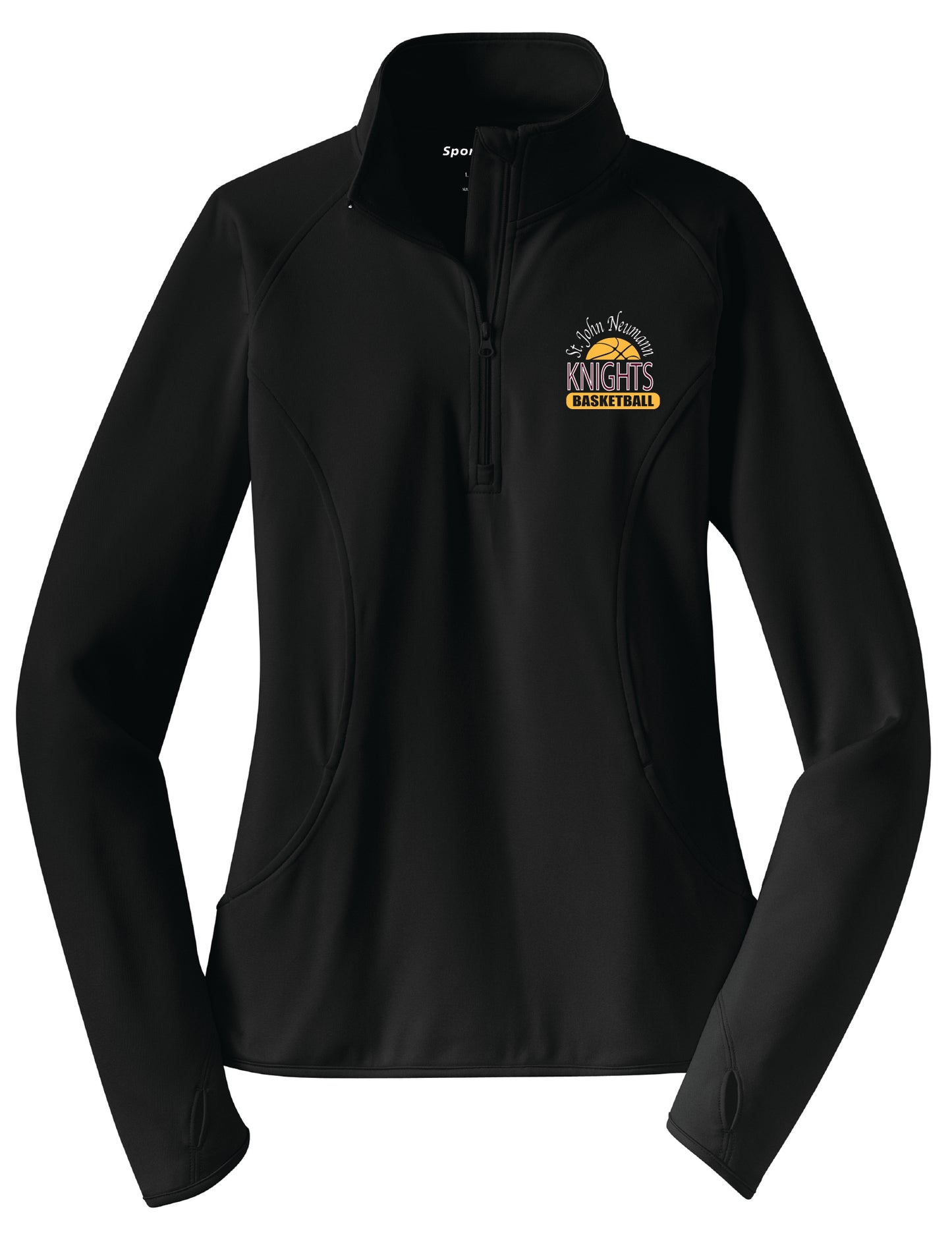 SJN Basketball Ladies Sport Tek 1/4 Zip Pullover