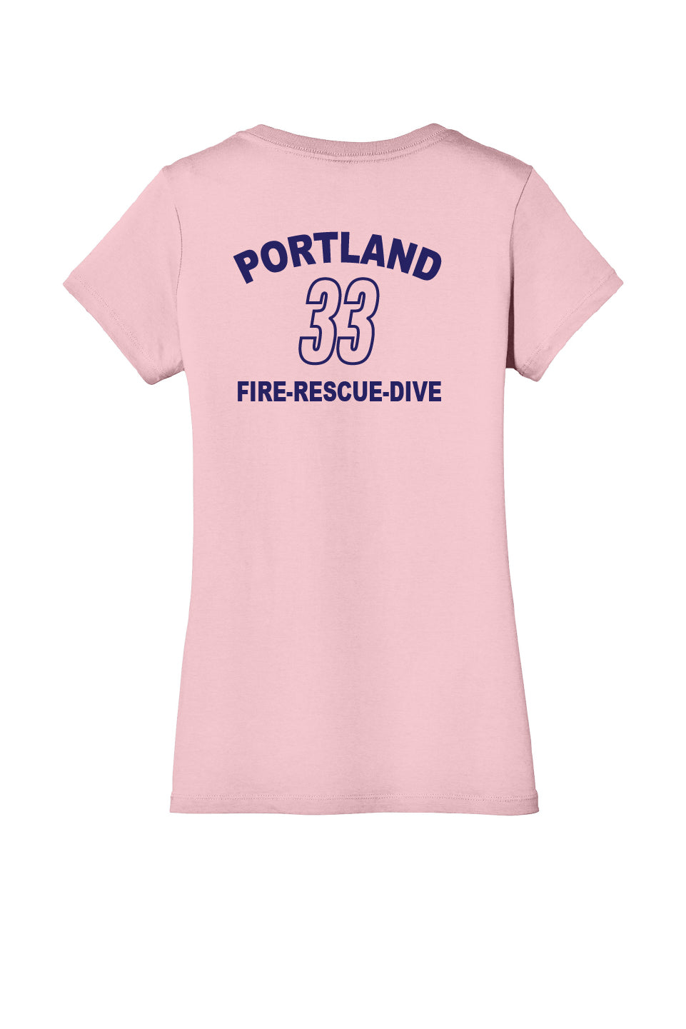 Portland 33 Fire-Rescue-Dive Ladies V-Neck
