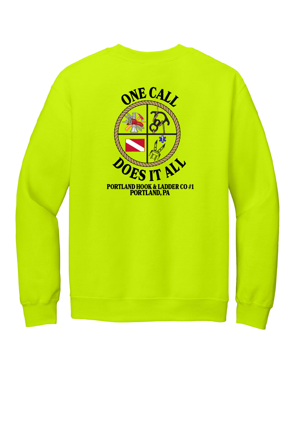 Portland One Call Does It All Crewneck Sweatshirt (Adult)
