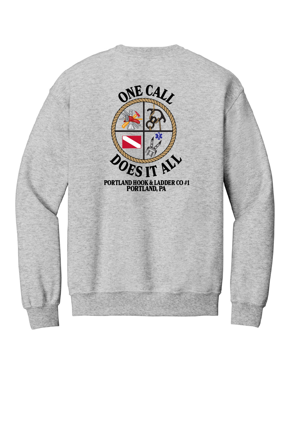 Portland One Call Does It All Crewneck Sweatshirt (Adult)
