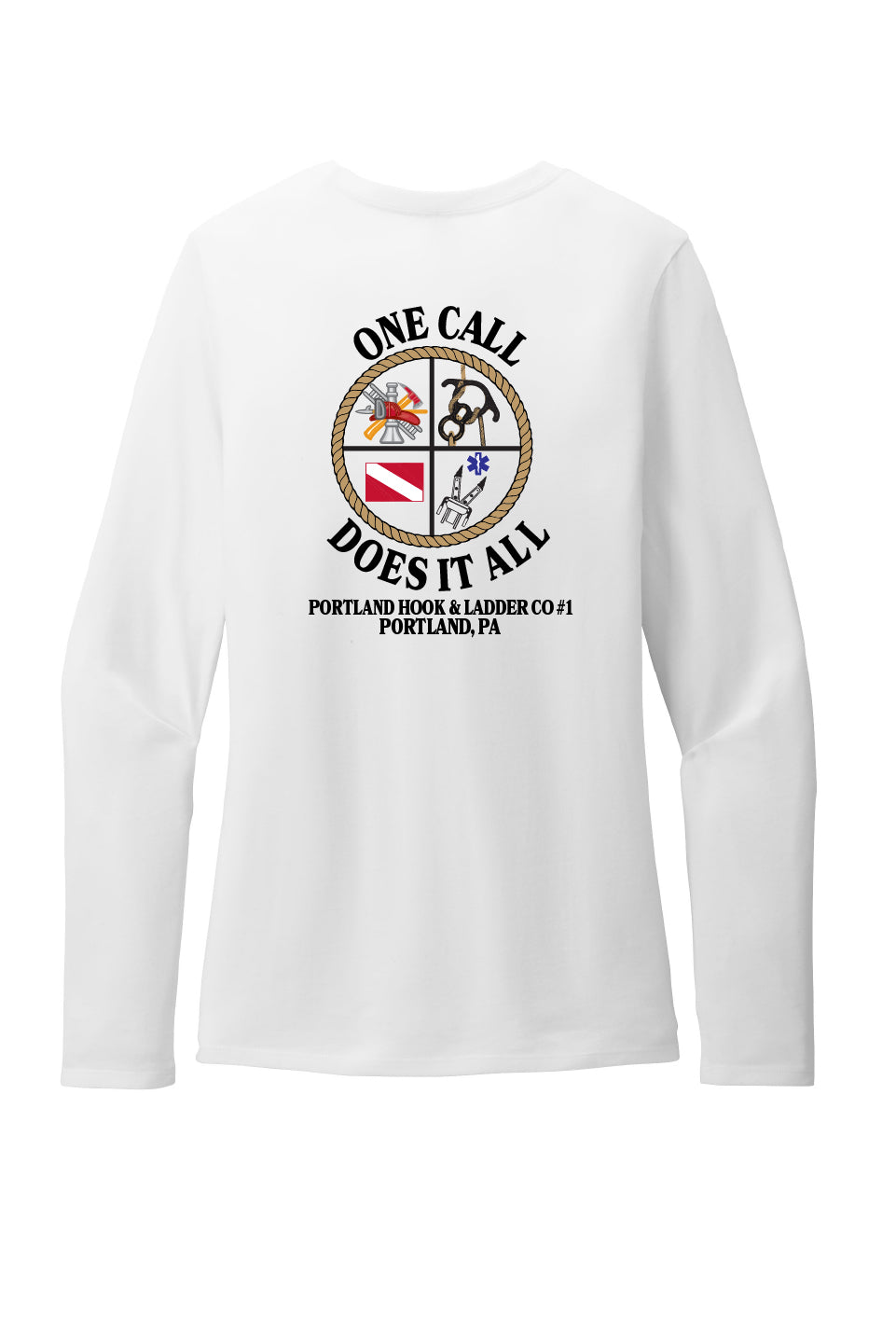 Portland One Call Does it All Ladies Long Sleeve T-Shirt