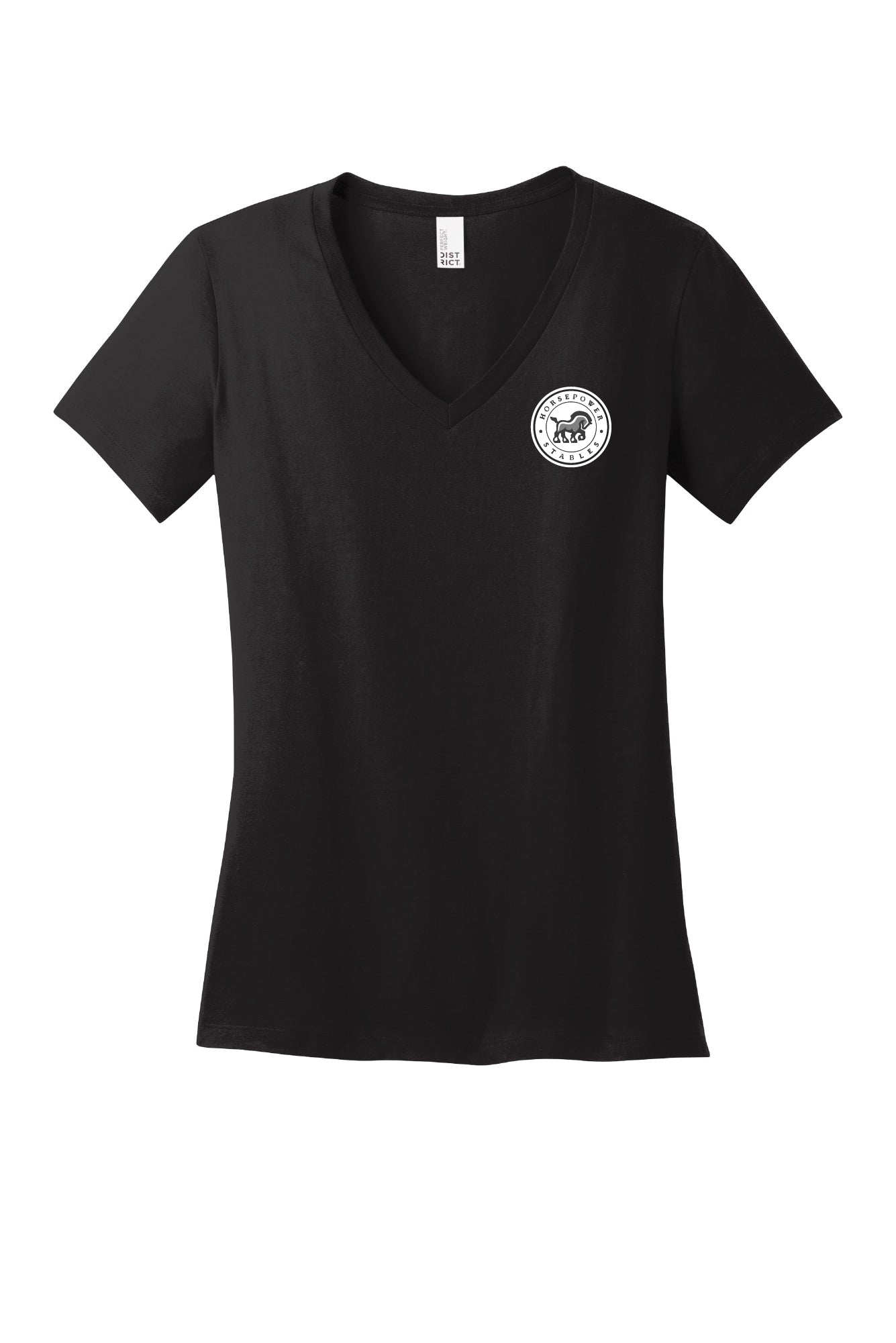 Ladies Horsepower Stables V-Neck