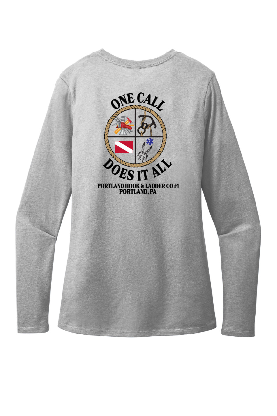 Portland One Call Does it All Ladies Long Sleeve T-Shirt