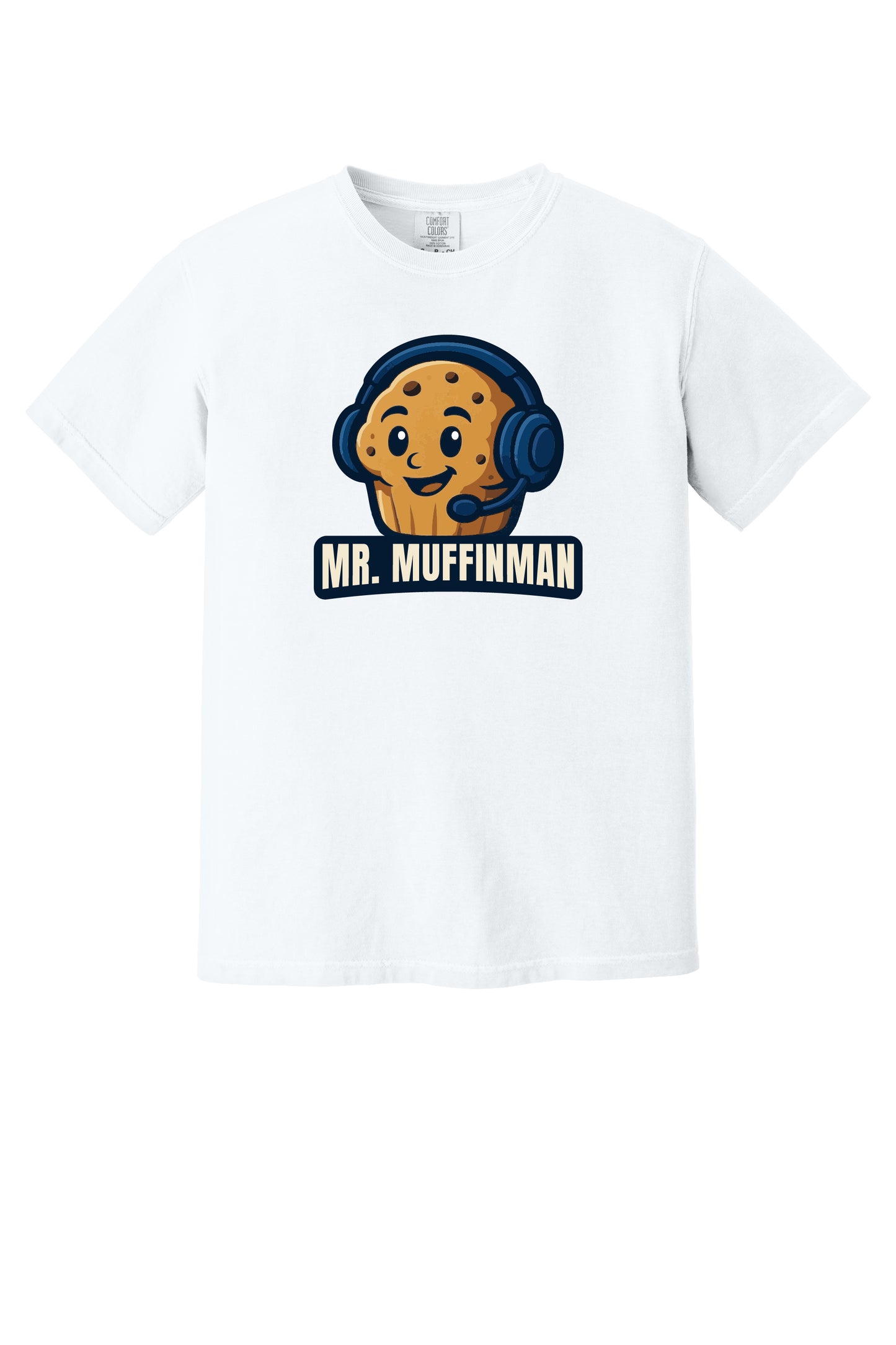 Mr. Muffinman (Blue) Comfort Colors Short Sleeve T-shirt