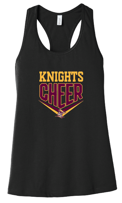 SJN Knights Cheer Racerback Tank