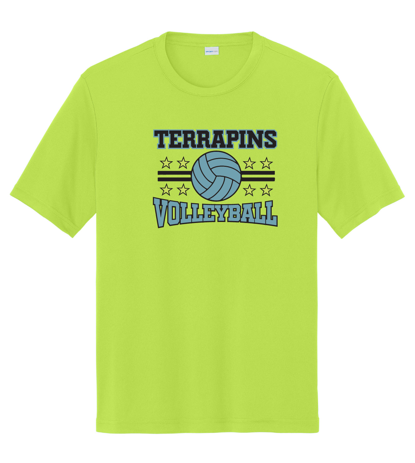 Terrapins Volleyball Sport Tek Competitor Short Sleeve T-Shirt (Youth)