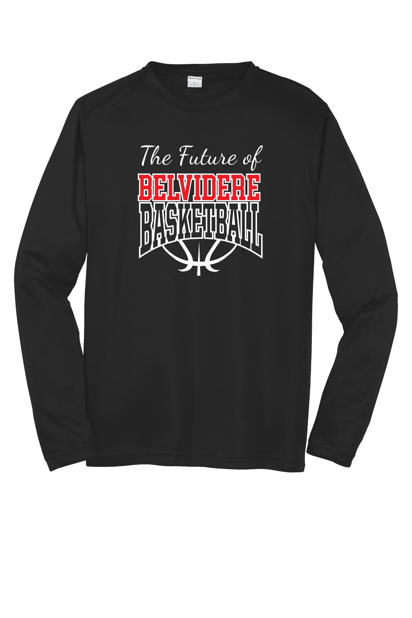 Belvidere Basketball Sport Tek Competitor Long Sleeve Shooter Shirt