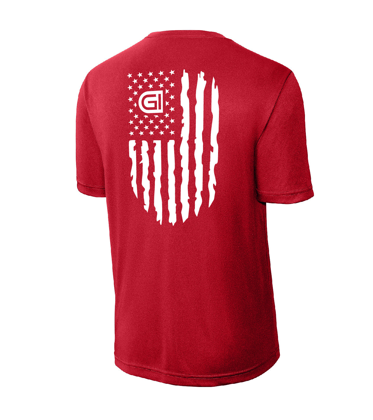 Sport-Tek® PosiCharge® Competitor™ Tee - Logo Front / Flag Back