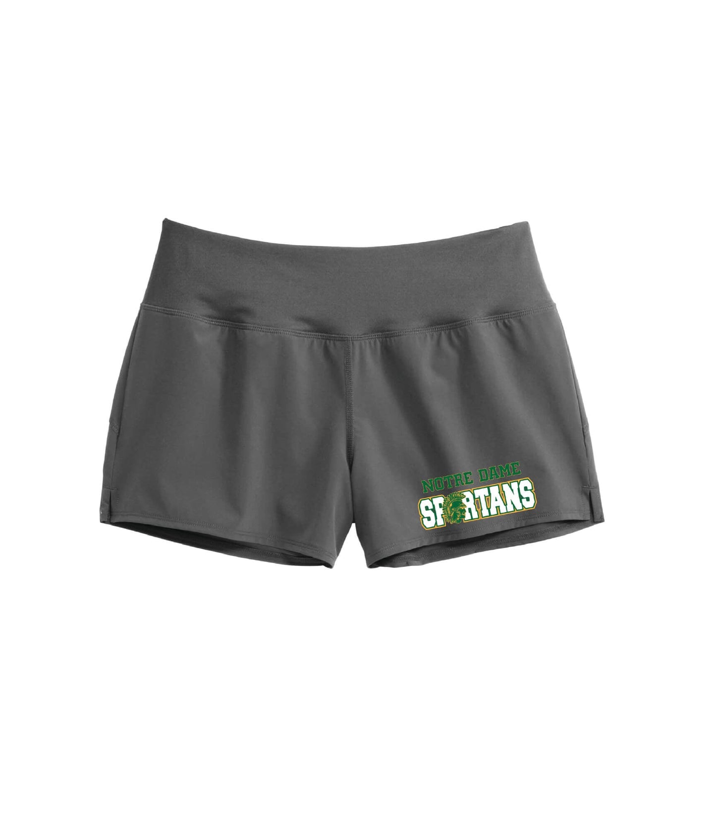 Sport-Tek® Ladies Repeat Short Notre Dame gray
