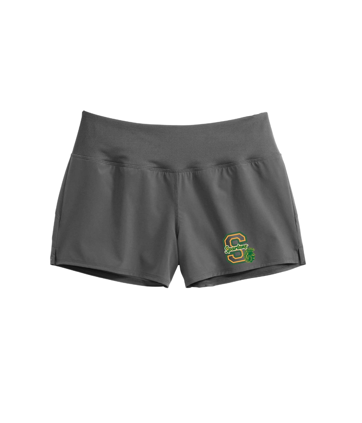 Sport-Tek® Ladies Repeat Short Spartans gray