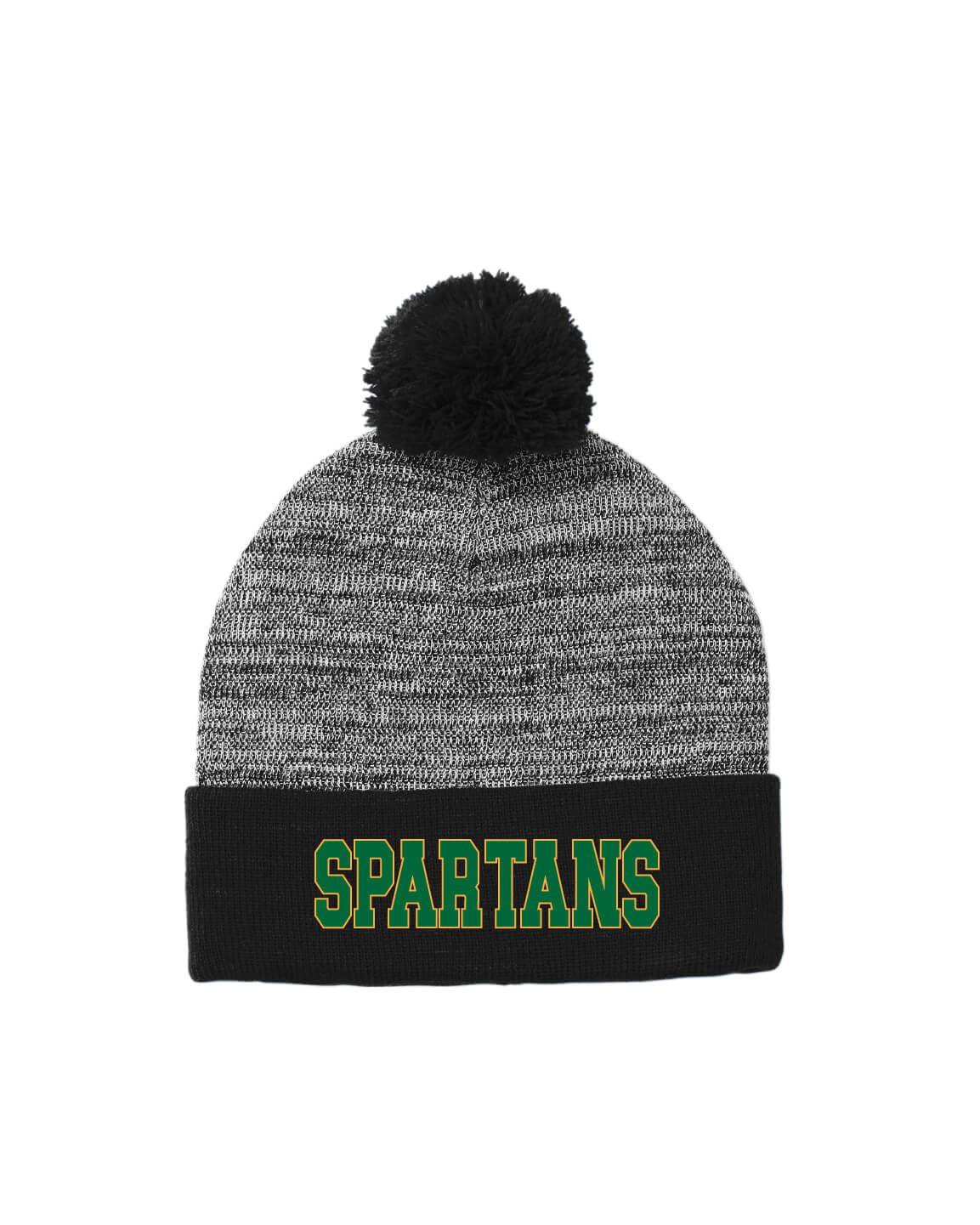 Pom Pom Beanie black/gray