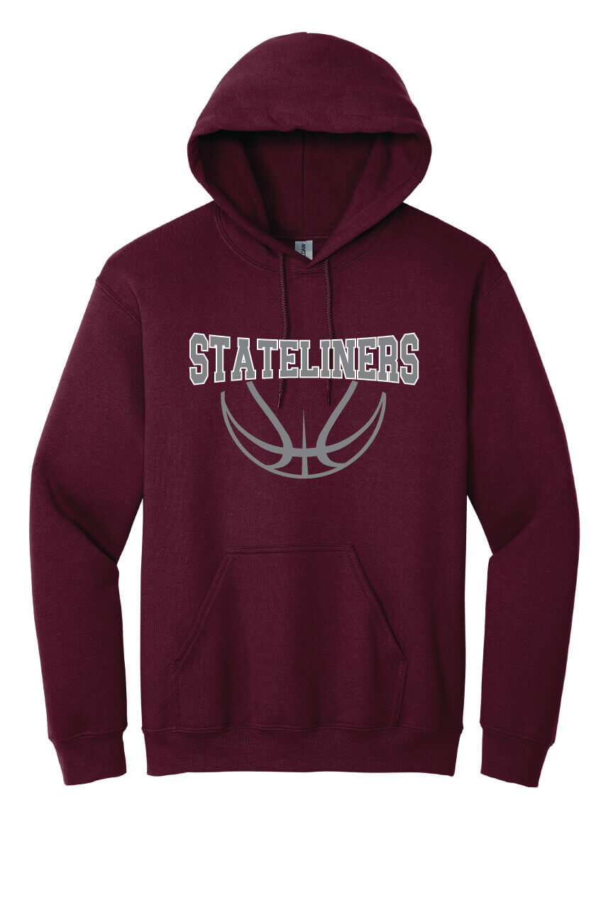 Stateliners Hoodie (Youth) maroon