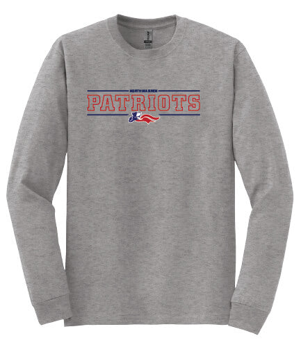 North Warren Patriots IV Long Sleeve T-Shirt gray