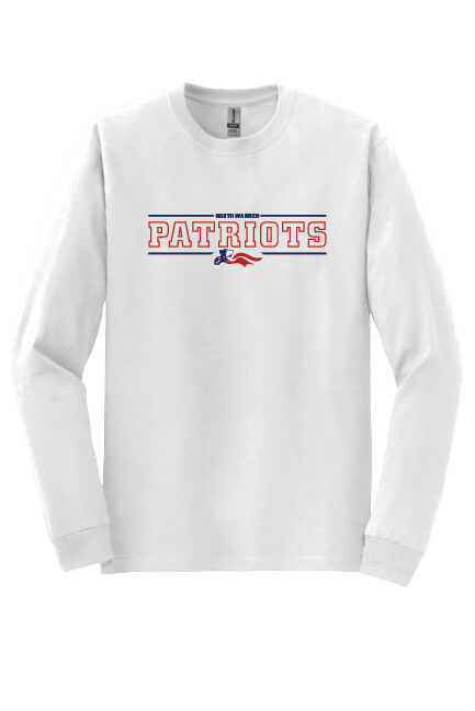 North Warren Patriots IV Long Sleeve T-Shirt white