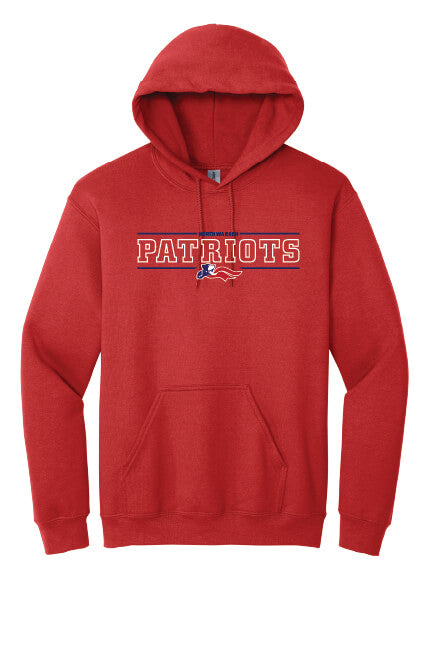 North Warren Patriots IV Hoodie red