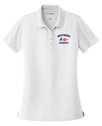 Ladies Polo North Warren Patriots white
