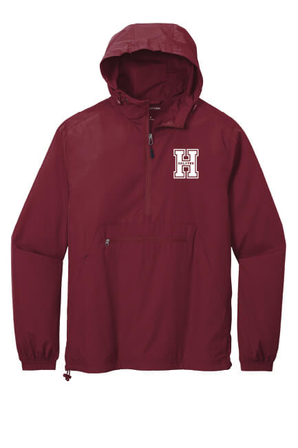 Sport Tek Pullover Jacket maroon