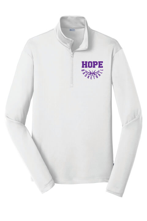 Hope Basketball Sport Tek Zip Pullover (Unisex)