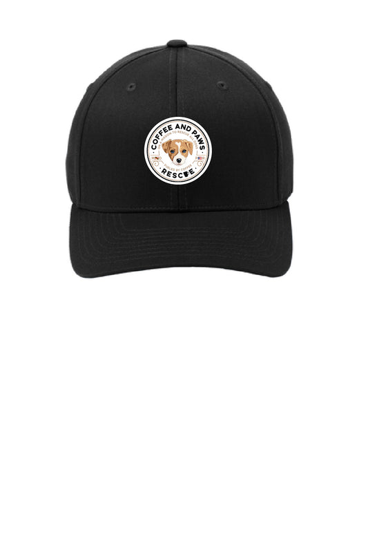 Coffee and Paws Flex Fit Ball Cap