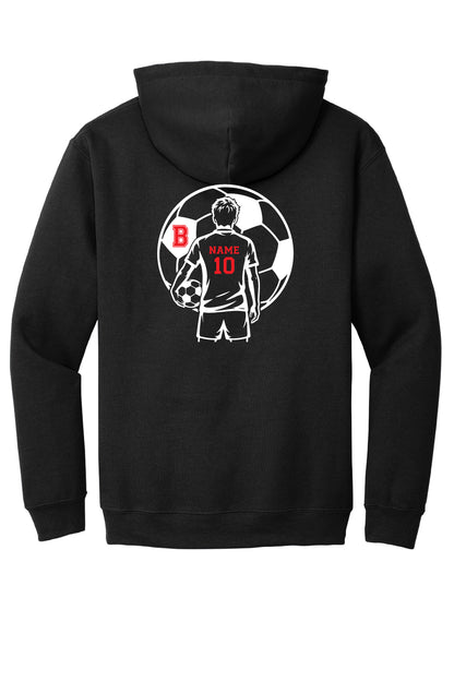 Personalized Belvidere Soccer Dad Hoodie Sweatshirt
