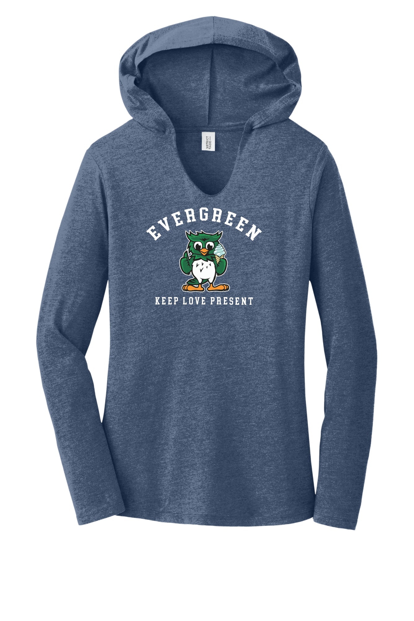 Lightweight Long Sleeve Hoodie (Ladies)