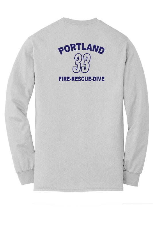 Portland 33 Fire-Rescue-Dive Long Sleeve T-Shirt (Adult)