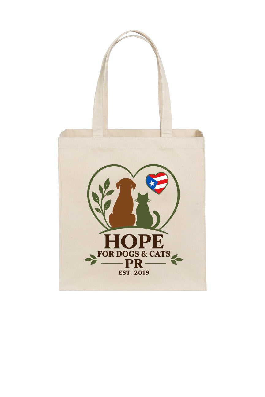 Hope for Dogs and Cats PR Over-The-Shoulder Tote