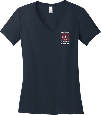 Portland Fire Supporter Ladies V-Neck