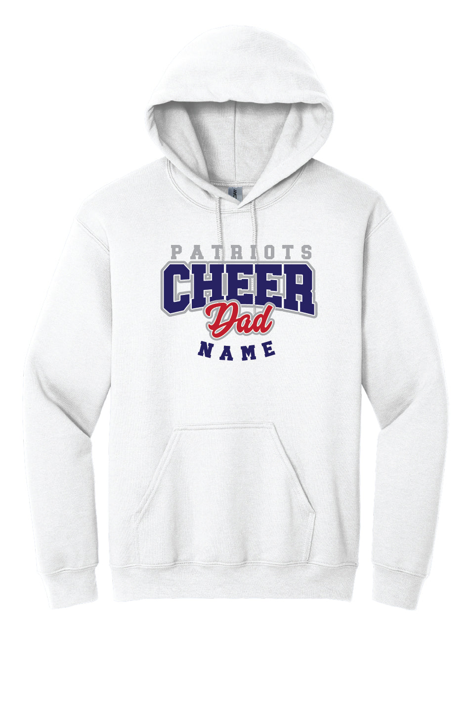 Personalized Patriots Cheer Dad Apparel