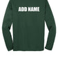  Notre Dame Baseball Sport Tek Competitor Long Sleeve Shirt (Youth) green, back