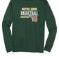Notre Dame Basketball Sport Tek Competitor Long Sleeve Shirt green-front