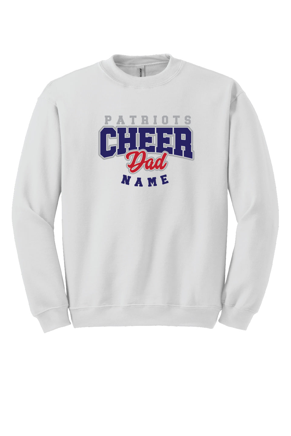 Personalized Patriots Cheer Dad Apparel