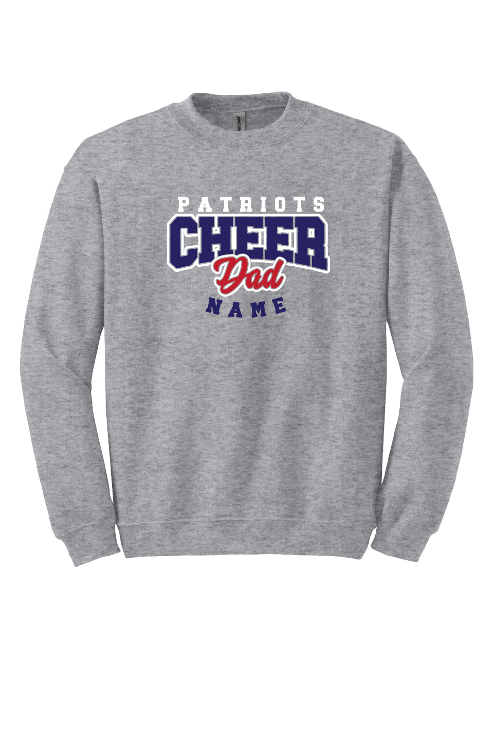 Personalized Patriots Cheer Dad Apparel