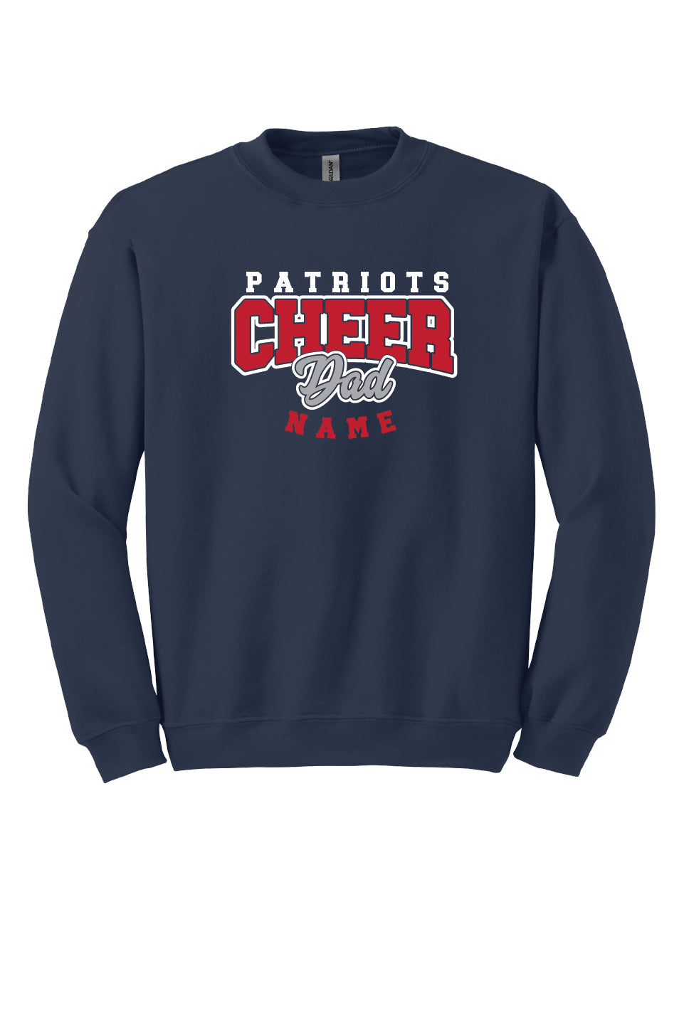 Personalized Patriots Cheer Dad Apparel