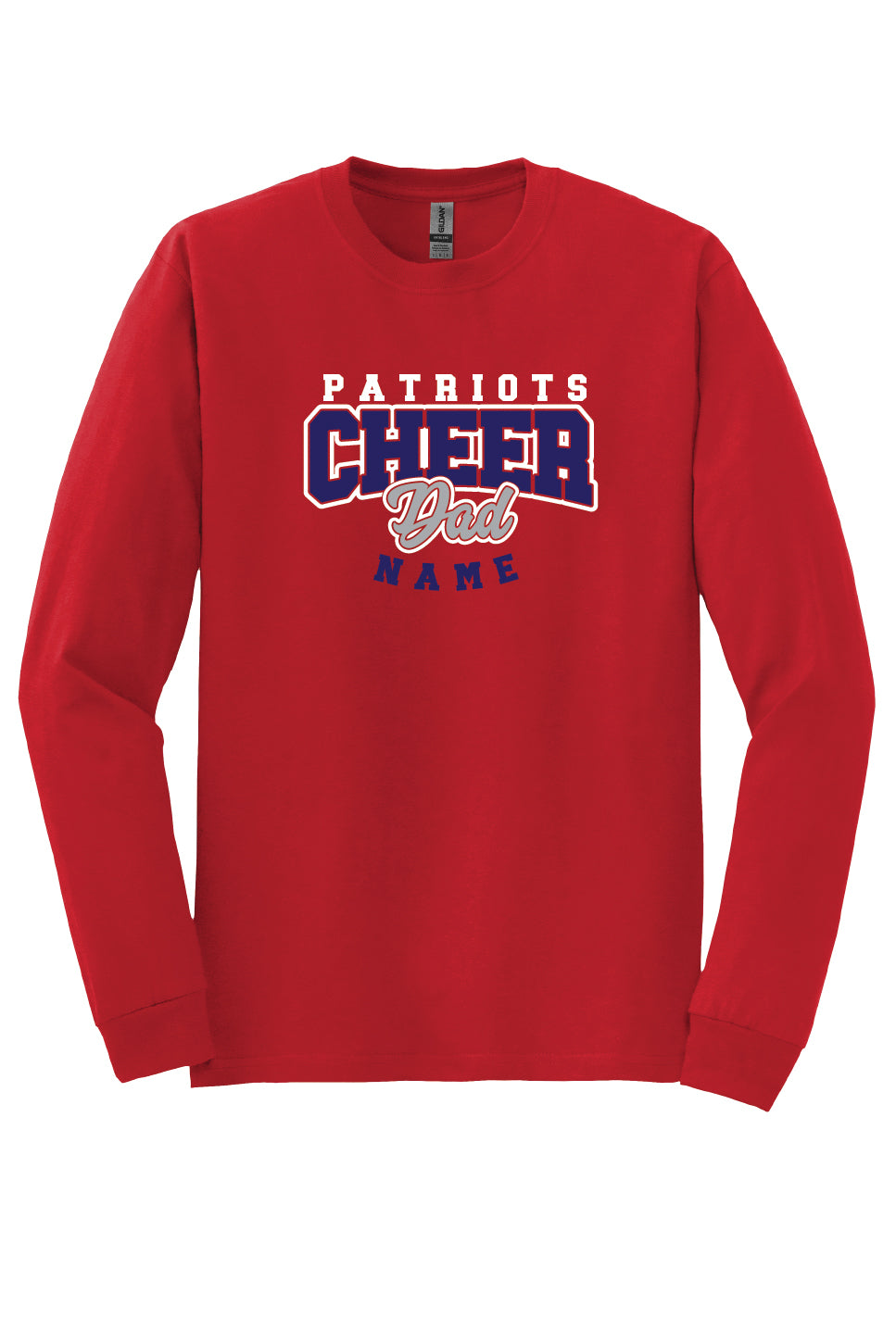 Personalized Patriots Cheer Dad Apparel