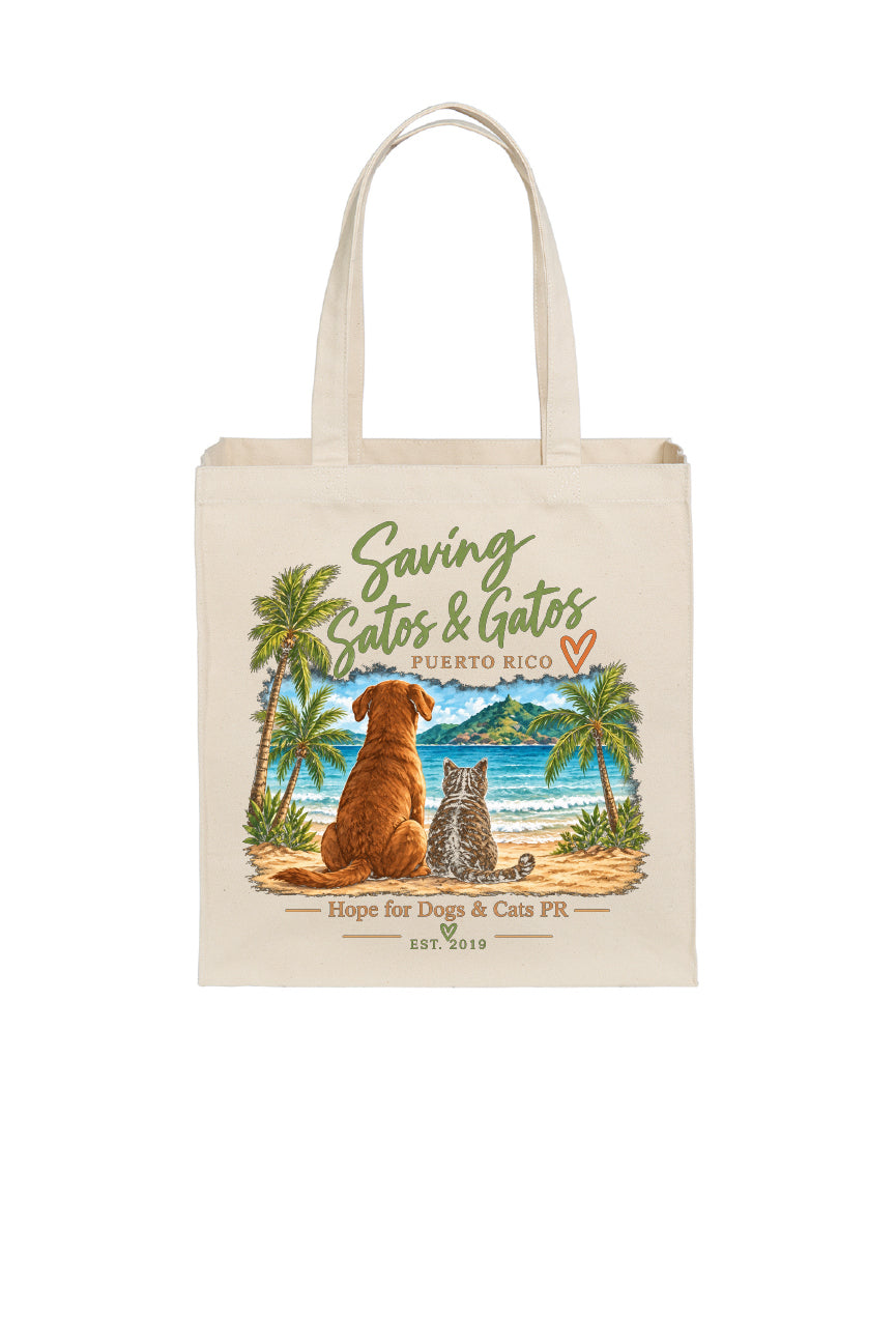 Hope for Dogs and Cats PR Over-The-Shoulder Tote