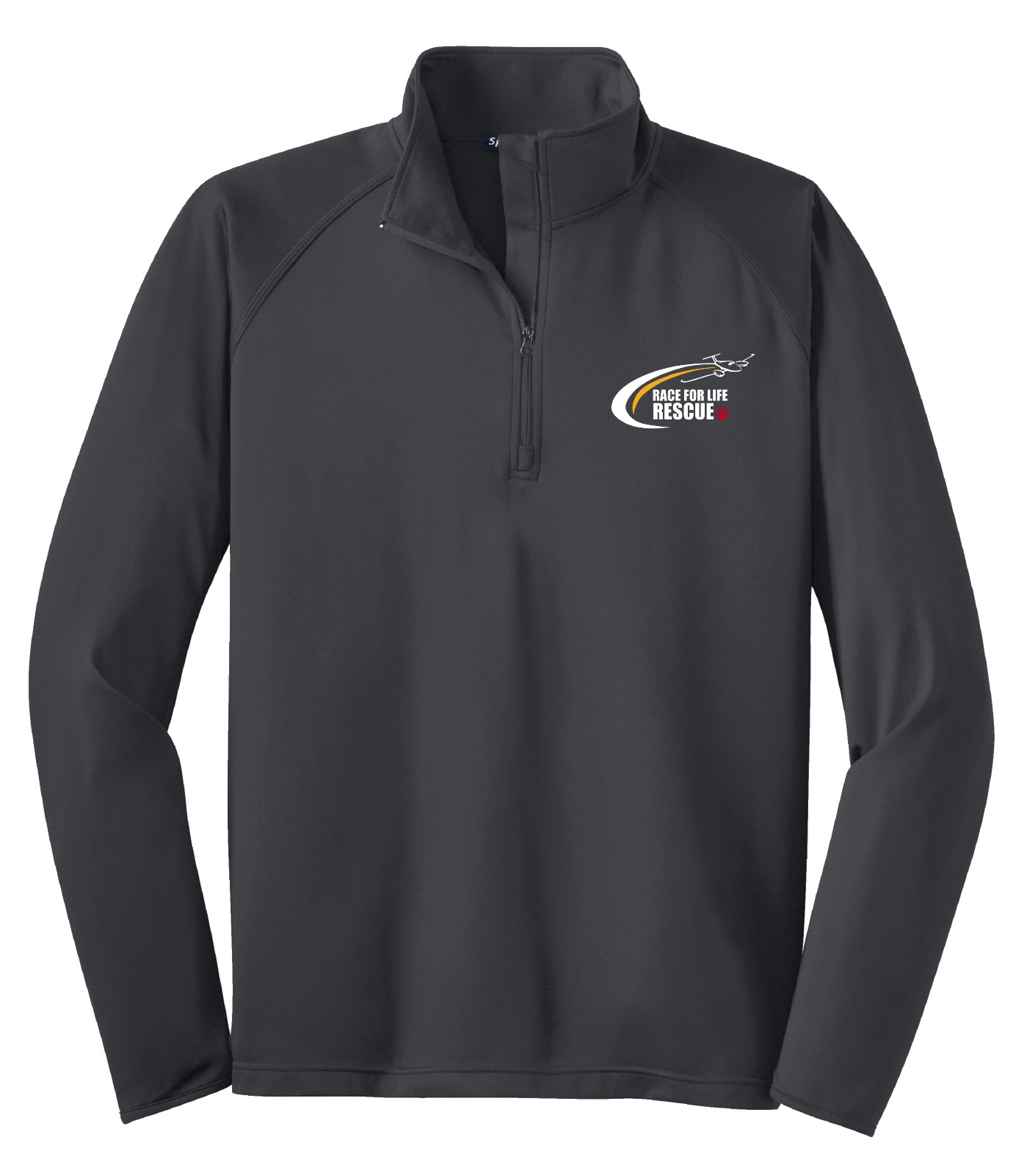 Race for Life Rescue Sport Tek 1/4 Zip Pullover (Unisex)