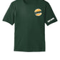 Spartans Softball Sport Tek Competitor Short Sleeve Tee (Youth) green, front