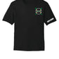 Spartans Baseball Sport Tek Competitor Short Sleeve Tee (Youth) black, front