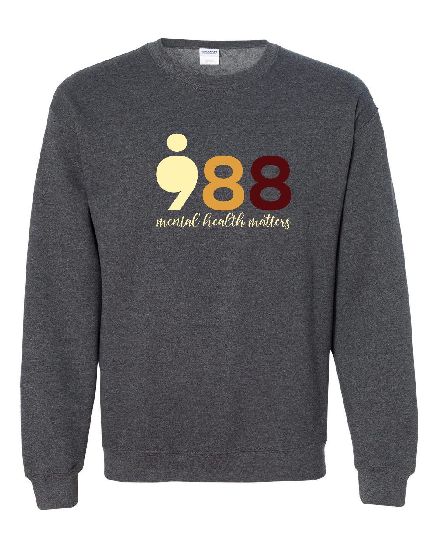 988 Front Only Crewneck Sweatshirt (Youth)