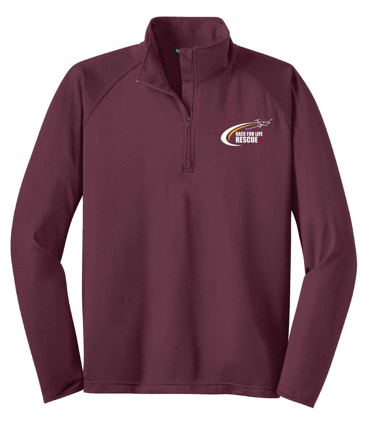 Race for Life Rescue Sport Tek 1/4 Zip Pullover (Unisex)