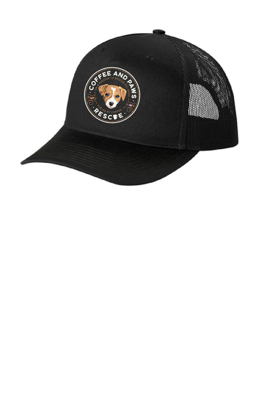 Coffee and Paws 5 Panel Hat