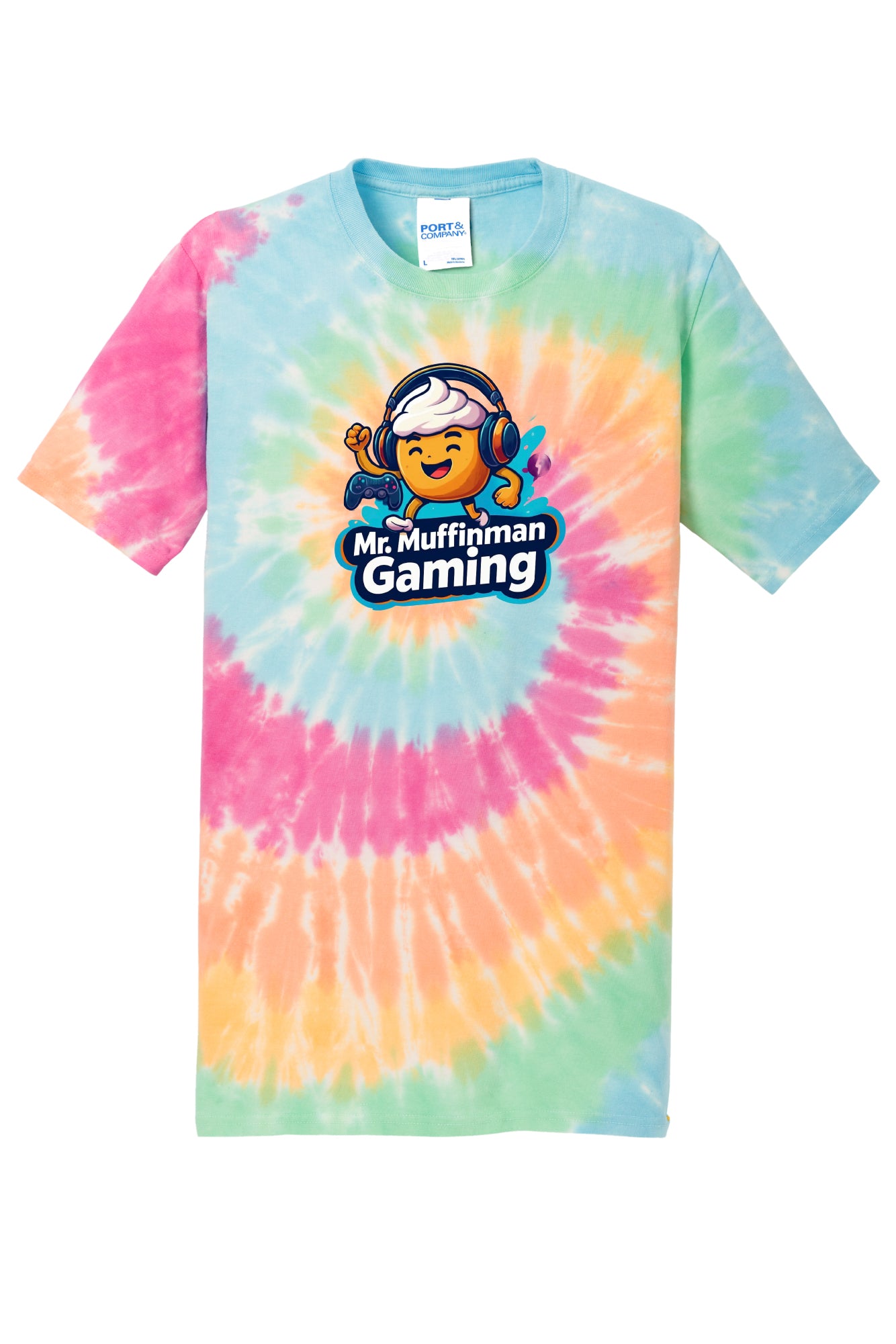 Mr. Muffinman Tie Dye Short Sleeve T-Shirt
