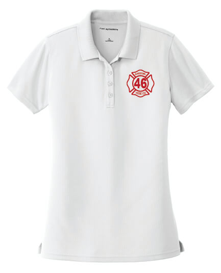 Sport Tek Ladies Polo white